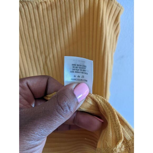 Francesca's Collections Mustard Mini Dress - Picture 7 of 10